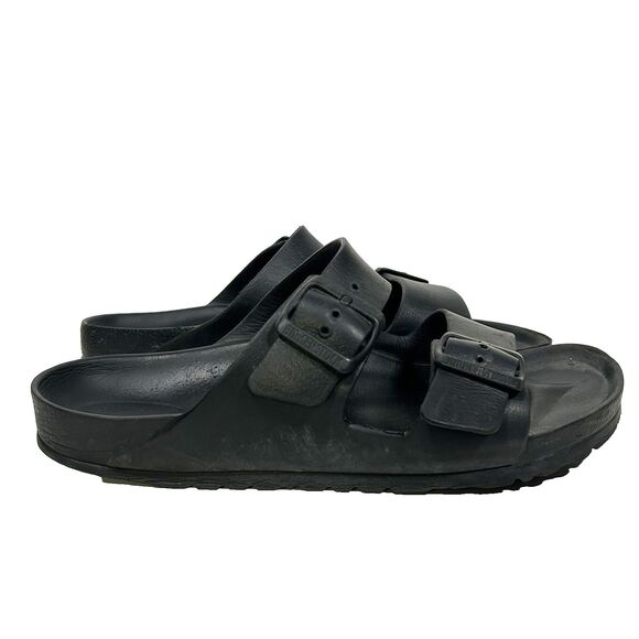 Birkenstock EVA Waterproof Sandals Black Size 40 Slides Arizona Comfort 9 9.5 US - Picture 2 of 8